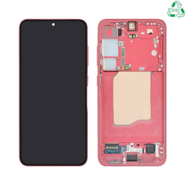 Original Pulled Display Touchscreen with Frame Samsung Galaxy S25 S931 Koralle