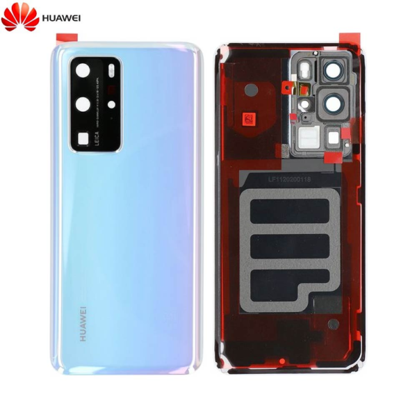 Original Back Cover Huawei P40 Pro 02353MMX White Ceramic