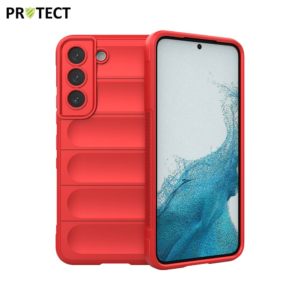 Protective Case IX008 PROTECT for Samsung Galaxy S22 S901 Red