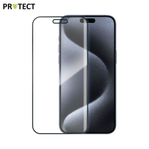 Full Screen Tempered Glass PROTECT for Apple iPhone 15 Pro Black