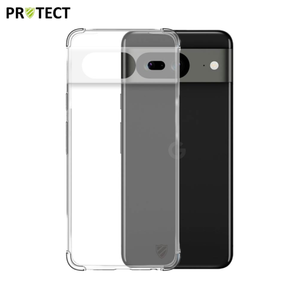Reinforced Silicone Case PROTECT for Google Pixel 8 Transparent