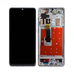 Oled Display Touchscreen with Frame Huawei P30 Pro/P30 Pro New Edition Silver Frost