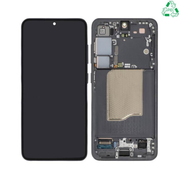 Original Pulled Display Touchscreen with Frame Samsung Galaxy S25 S931 Absolute Black