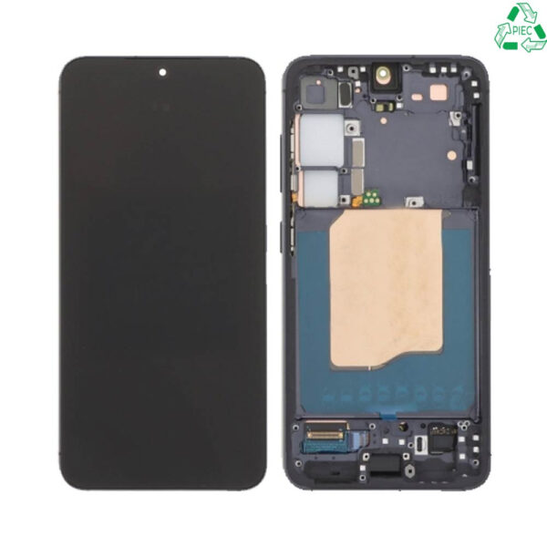 Original Pulled Display Touchscreen with Frame Samsung Galaxy S25 S931 Night Blue