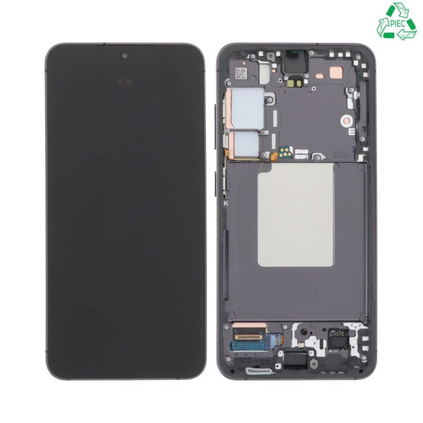 Original Refurb Display Touchscreen with Frame Samsung Galaxy S24 5G S921 (Version US) Black